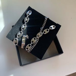 Justine Clenquet Jerry silver chain Necklace